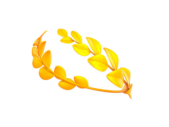 Gold Laurel Wreath - 3Docean 26642553