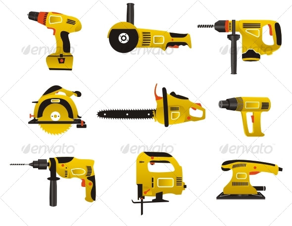 Electric instrument icons. - Technology Icons