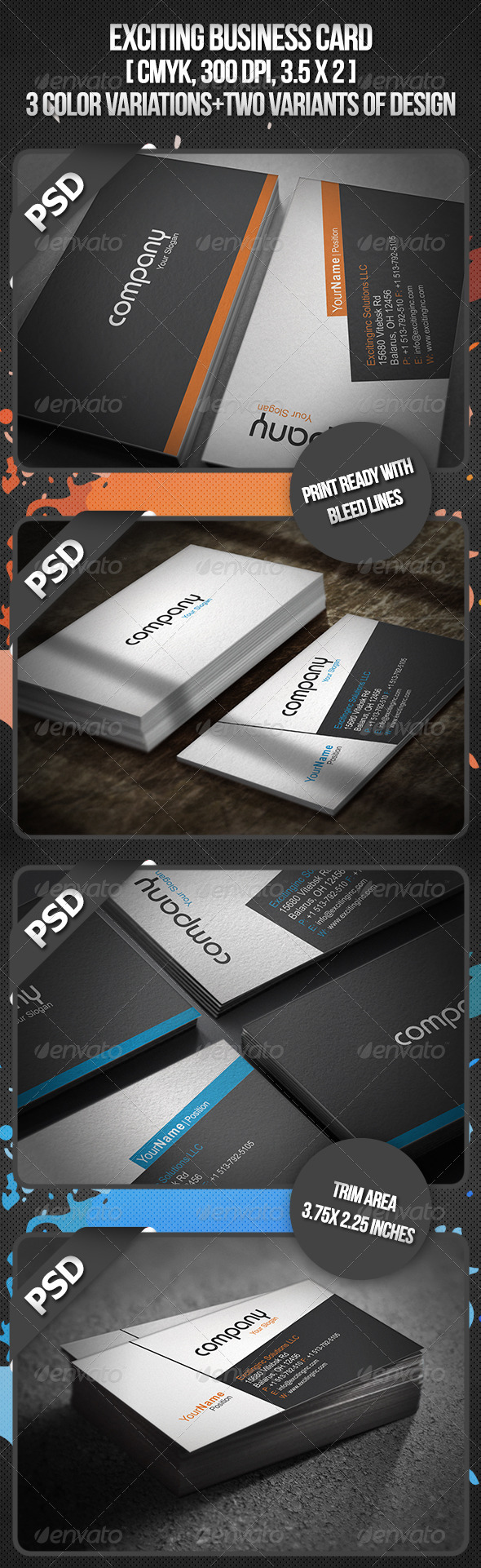 Exciting Business Card - Creative Business Cards