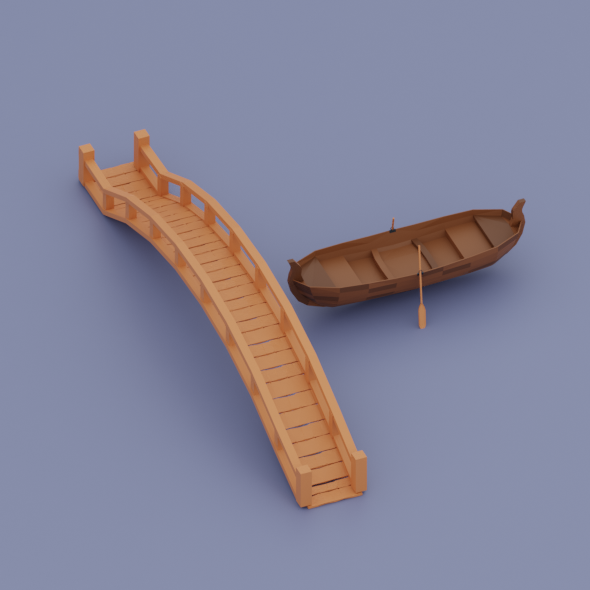 Low Poly Boat - 3Docean 26644967