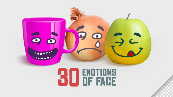 Emojis 30 Emotion Face Smiles