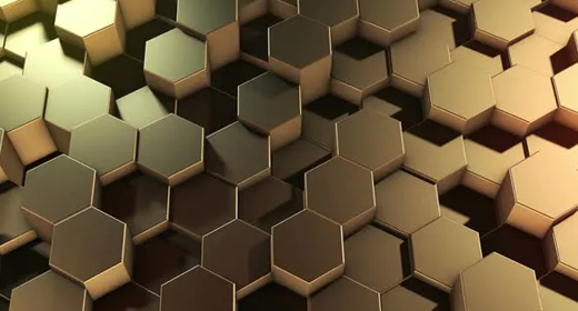 Hexagonal Geometric Surface