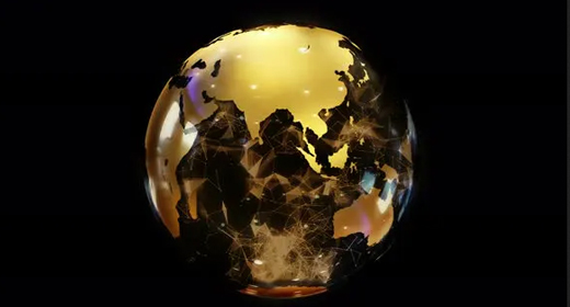 Abstract Globe