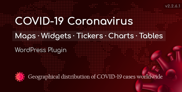 COVID-19 Coronavirus — Live Maps & Widgets for WordPress