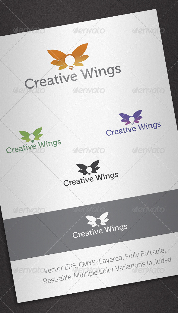Creative Wings Logo Template - Abstract Logo Templates