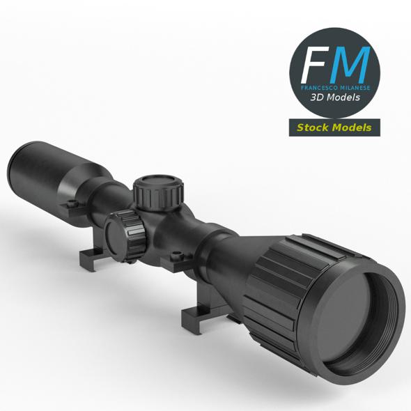Rifle scope - 3Docean 26654952