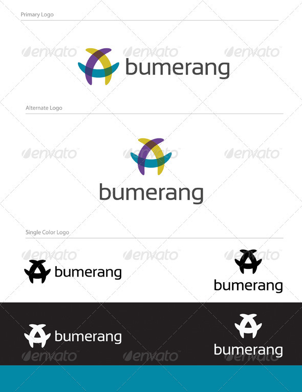 Bumerang Logo Design - ABS-028 - Vector Abstract