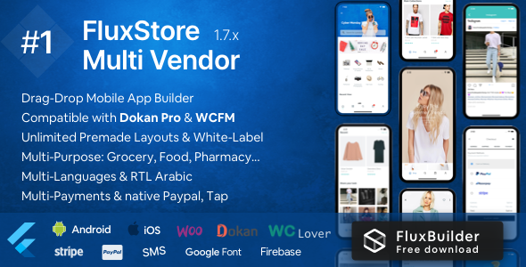 Fluxstore Multi Vendor - Flutter E-commerce Full App