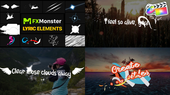 Lyric Elements And Scenes | FCPX