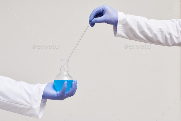 Medical sample in lab - Stock Photo - Images
