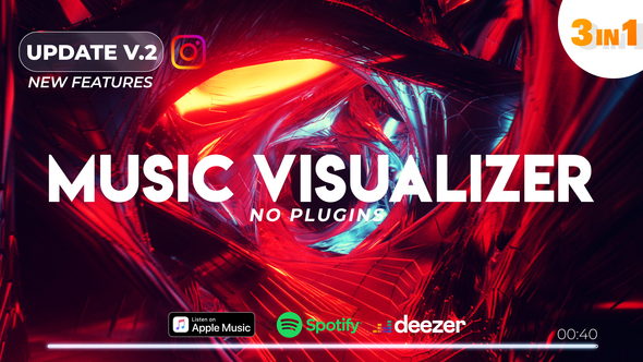 Music Visualizer Spectrum - VideoHive 25505054