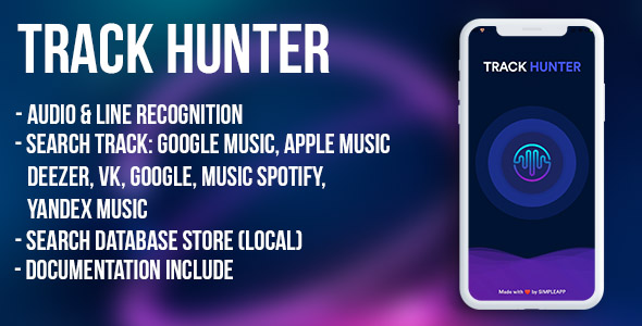 Track Hunter (android) - Audio Recognition , search music in cloud