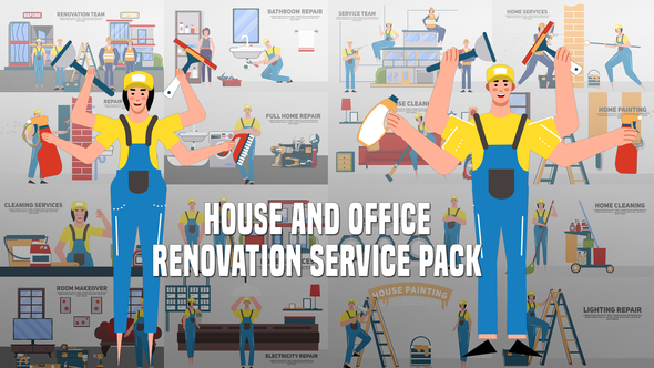 House and Office - VideoHive 26673009
