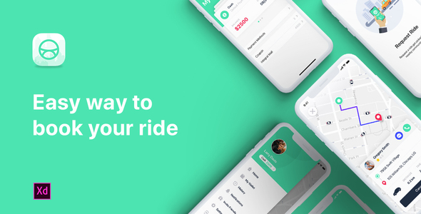Taxi Booking App - ThemeForest 26673752