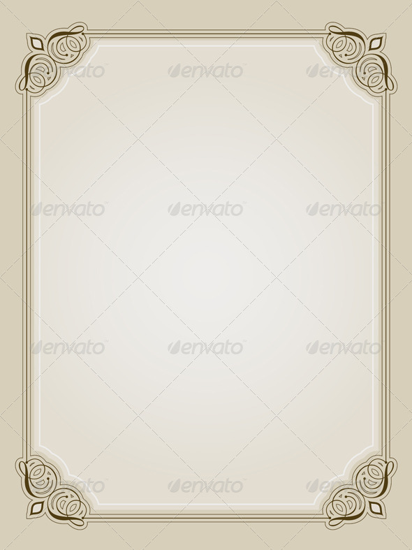 Ornate Border - Borders Decorative