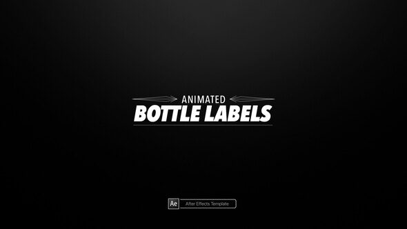 Animated Bottle Labels - VideoHive 26572095