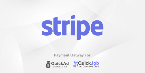Stripe Payment Plugin For Quickad & Quickjob