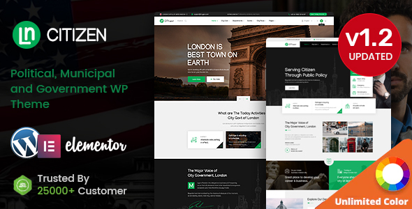 CityZen – Municipal and Government WordPress Theme