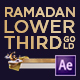 Ramadan Lower Third Gold - VideoHive Item for Sale