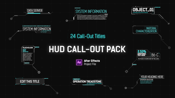 HUD Call Out - VideoHive 23059460