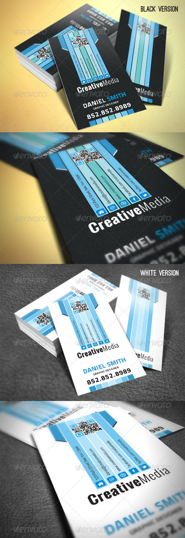 Modern Business Card - Business Cards Print Templates