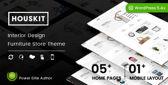 Houskit – Interior Design & Furniture Store WordPress Theme (Mobile Layout Ready)