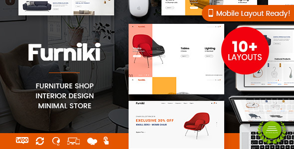 Furniki – Furniture Store & Interior Design WordPress WooCommerce Theme (Mobile Layout Ready)