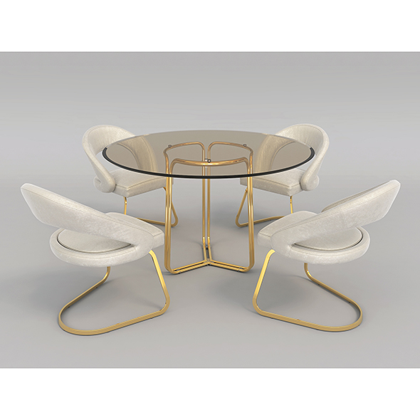 Modern Table and - 3Docean 26689171