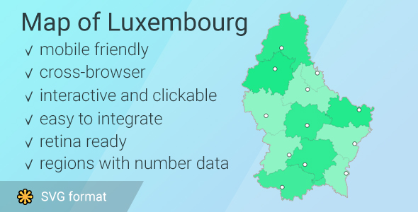 Map of Luxembourg