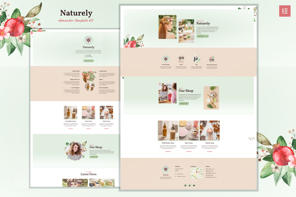Naturely - Natural - ThemeForest 26408108