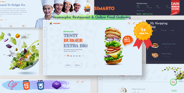 Simarto - Neumorphic - ThemeForest 26660513