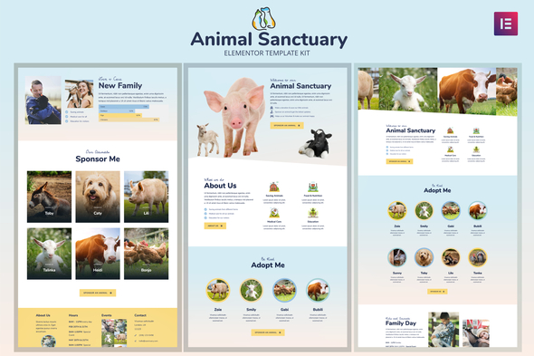 Animal Sanctuary - ThemeForest 26375996