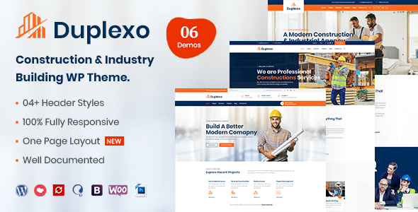 Duplexo – Construction Renovation WordPress Theme