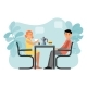 Romantic Couple Lovely Meeting, Character Male