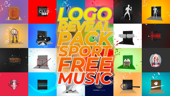 Logo Reveal Pack-Sport-Free - VideoHive 26692157