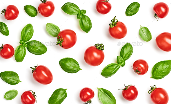Tomato pattern - Stock Photo - Images