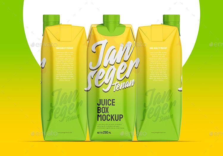 Download Juice Box Mockup by leon_dsgn | GraphicRiver