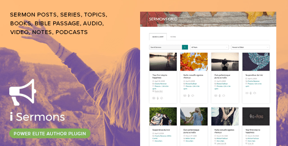 iSermons – WordPress Sermons Manager Plugin