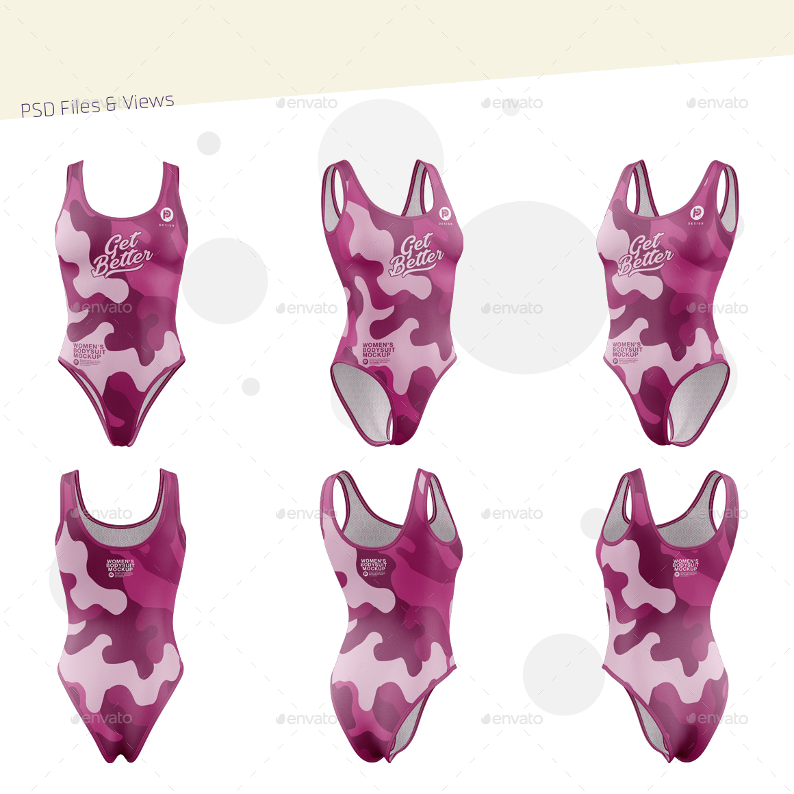 Download Women's Bodysuit Mockup V2 by TRDesignme | GraphicRiver