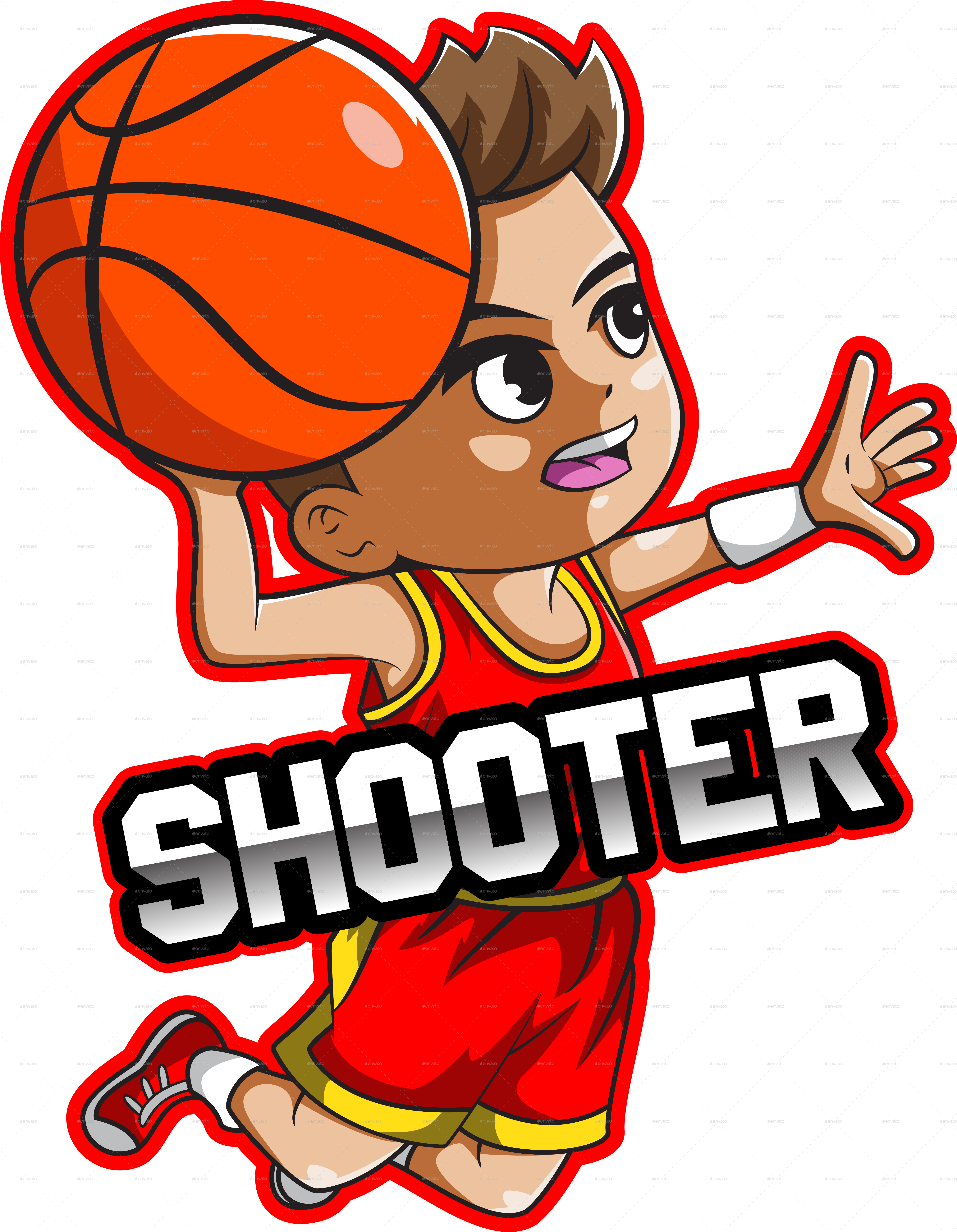 Download Basketball Esport Mascot Design by msofyanhadi | GraphicRiver