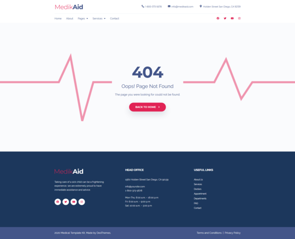 MedikAid | Medical Healthcare Elementor Template Kit