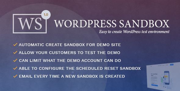 WordPress Sandbox – Easy To Create a Test Environment