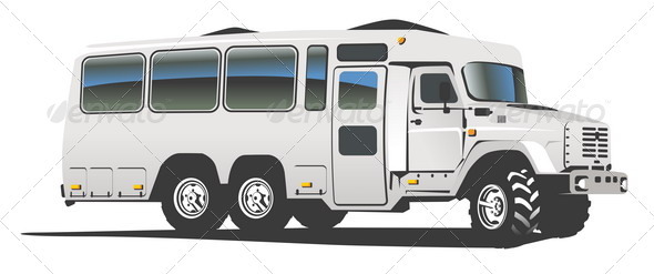 All Terrain Passenger Bus - Man-made Objects Objects
