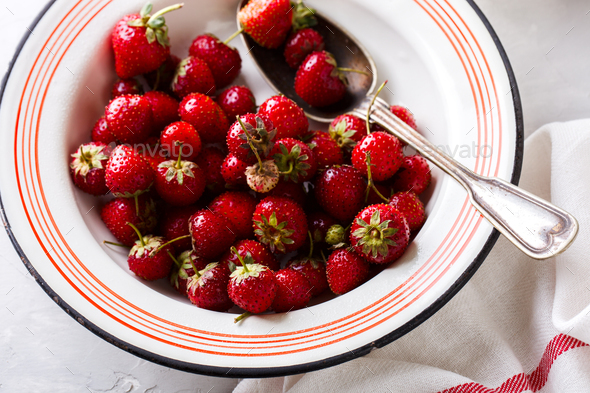 Strawberry Fresh.Super Food - Stock Photo - Images