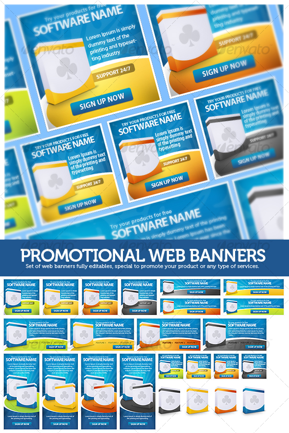 Promotional Web Banners - Web Elements