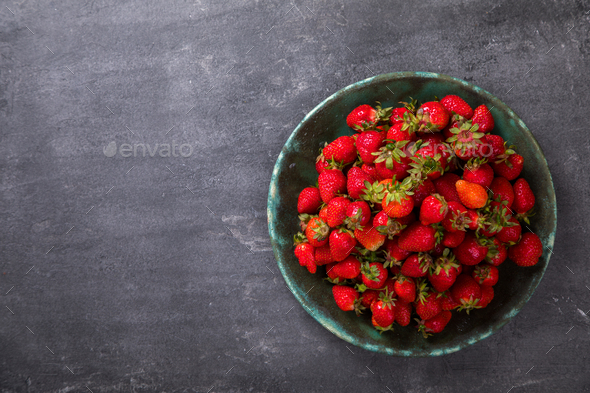 Fresh strawberry .Food or Healthy diet concept. - Stock Photo - Images