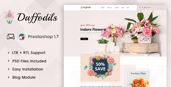 Daffodils - Flowers - ThemeForest 24189096