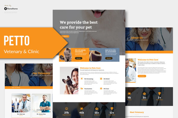 Petto - Vetenary - ThemeForest 26675458