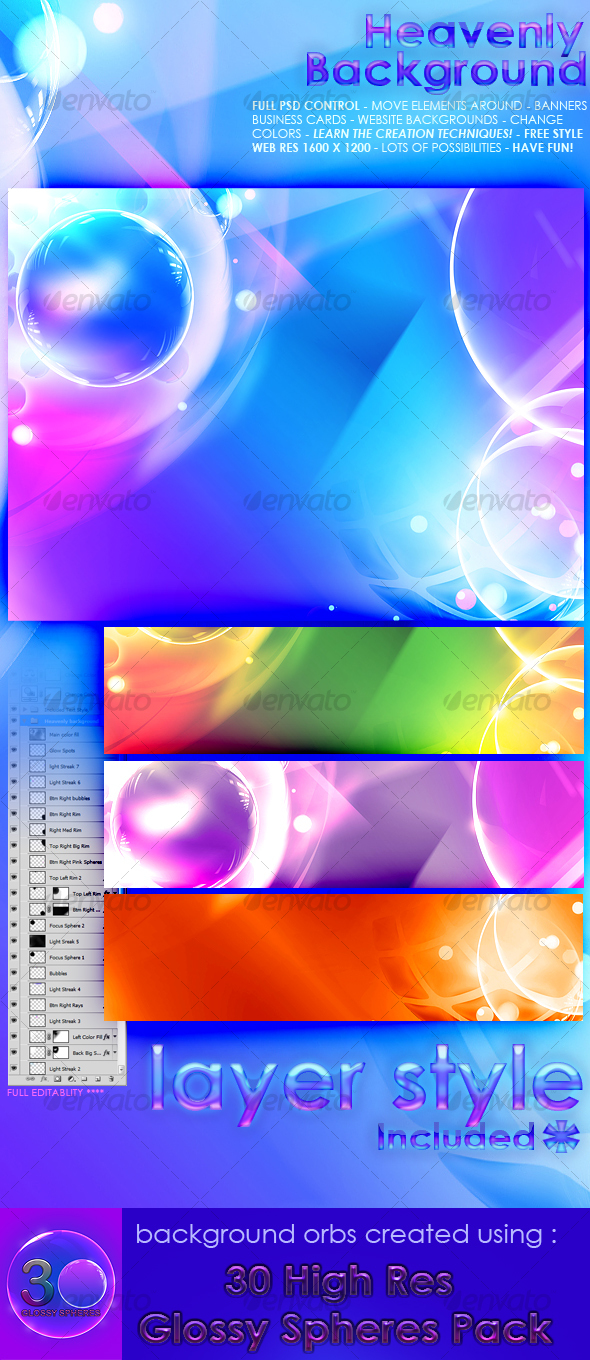 Heavenly Background - Backgrounds Graphics