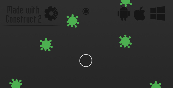 Avoid The Virus - HTML5 Game (CAPX)